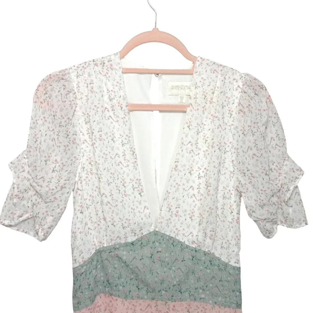 DIVINE HERTIAGE Floral Print Midi Dress - Picture 5 of 11